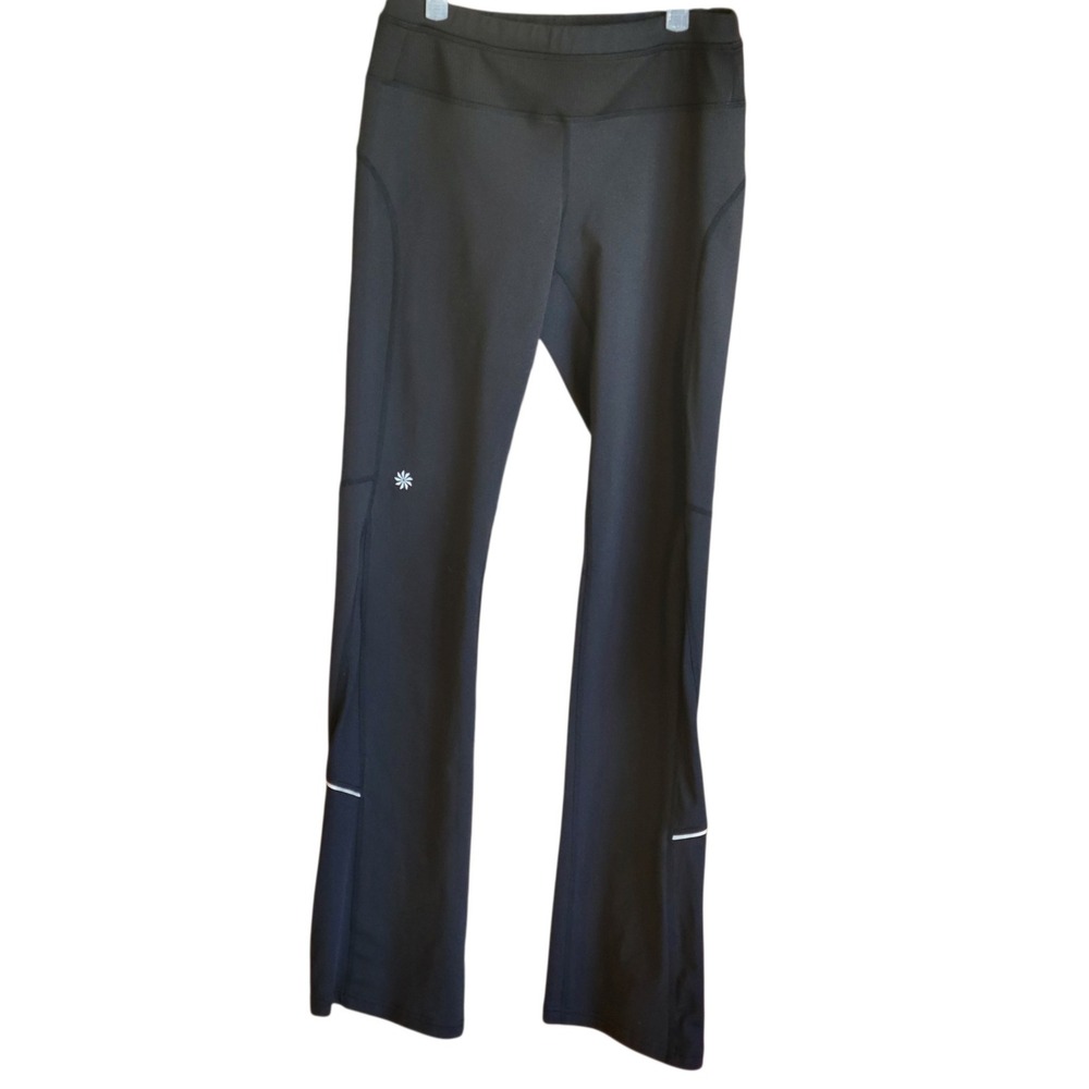 Athleta Womens Runabout Yoga Leggings Size XS Black Bootcut Athletic Gym